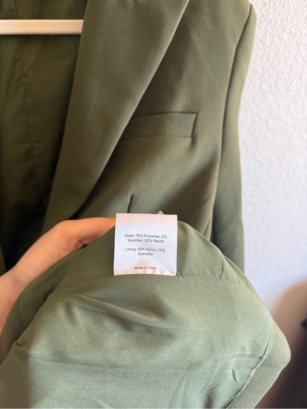 NWT Odd Muse The Ultimate Muse Blazer Olive Green Oversized Jacket Size Medium - Picture 8 of 10